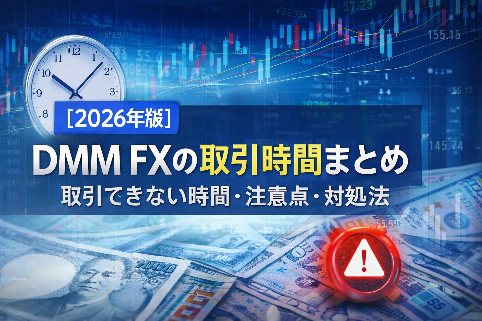 2026年版】DMM FXの取引時間まとめ｜取引できない時間・注意点・対処法 | SAWADA MEDIA