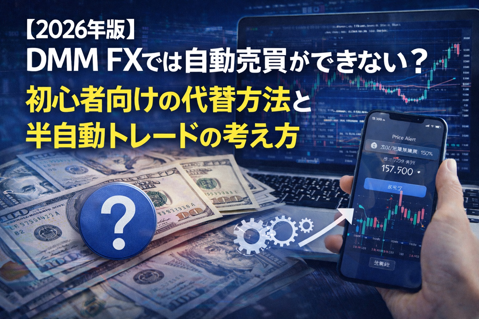 2026年版】DMM FXでは自動売買ができない？半自動トレードという代替案 | SAWADA MEDIA